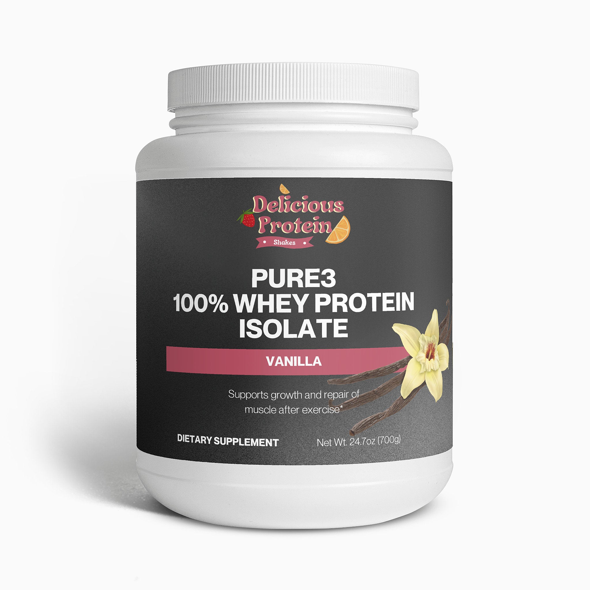 Pure3 100% Whey Protein Isolate (Vanilla)