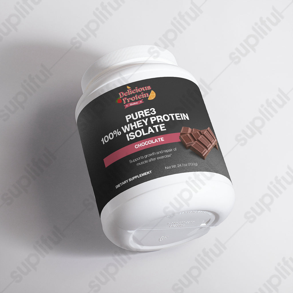 Pure3 100% Whey Protein Isolate (Chocolate)